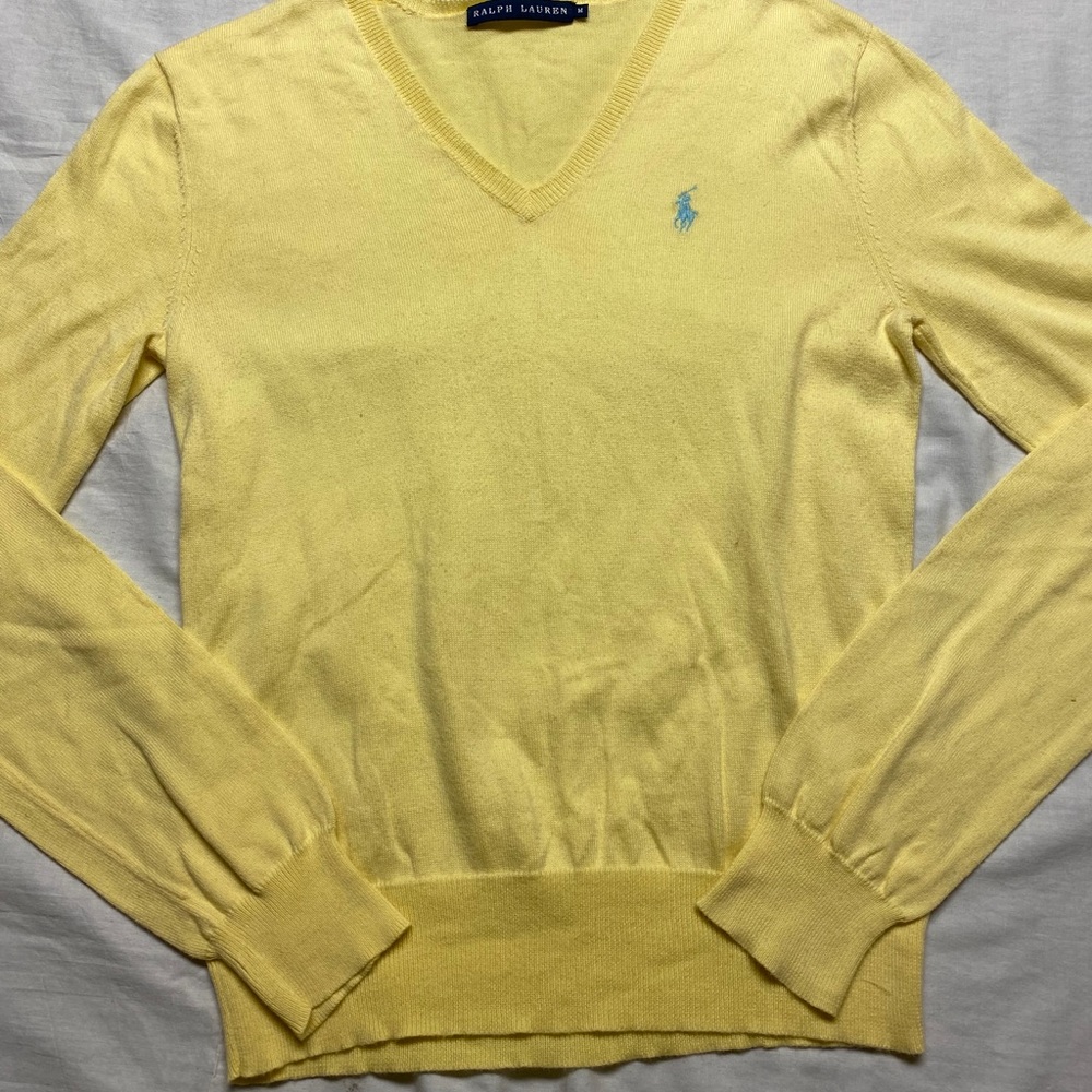 Super cute Ralph Lauren polo v neck sweater